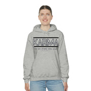 Karma what goes around comes around unisex Heavy Blend™ Hooded Sweatshirt