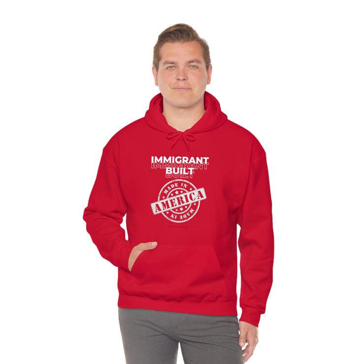 Immigrant Built Made in America unisex Heavy Blend™ Hooded Sweatshirt