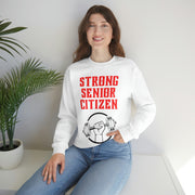 Strong Senior Citizen Unisex Heavy Blend™ Crewneck Sweatshirt