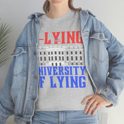 University of Lying Unisex Heavy Cotton Tee