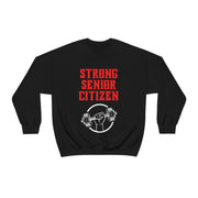 Strong Senior Citizen Unisex Heavy Blend™ Crewneck Sweatshirt