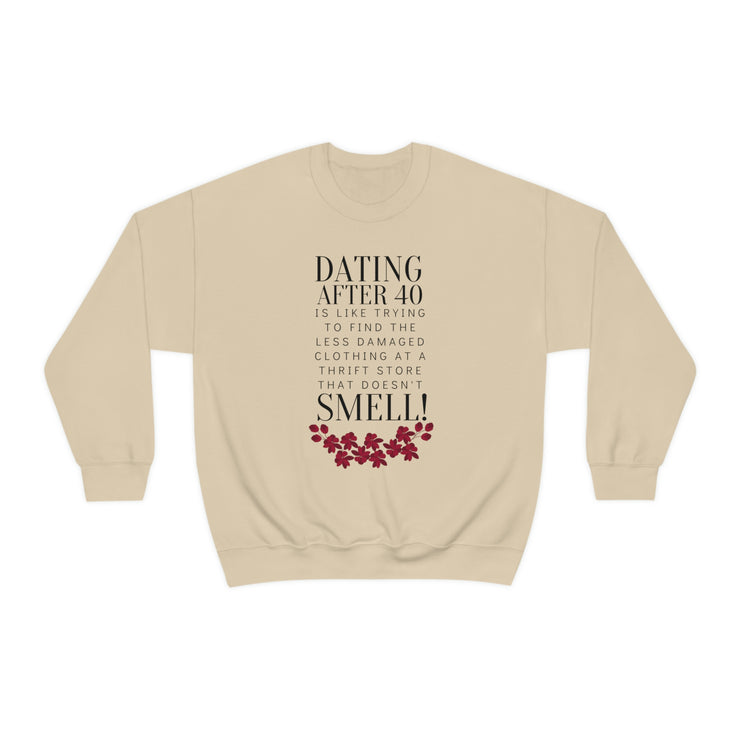 Dating after 40 Unisex Heavy Blend™ Crewneck Sweatshirt