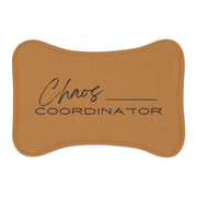 Chaos coordinator brown Pet Feeding Mats