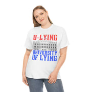 University of Lying Unisex Heavy Cotton Tee