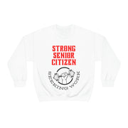 Strong Senior Citizen seeking work Unisex Heavy Blend™ Crewneck Sweatshirt