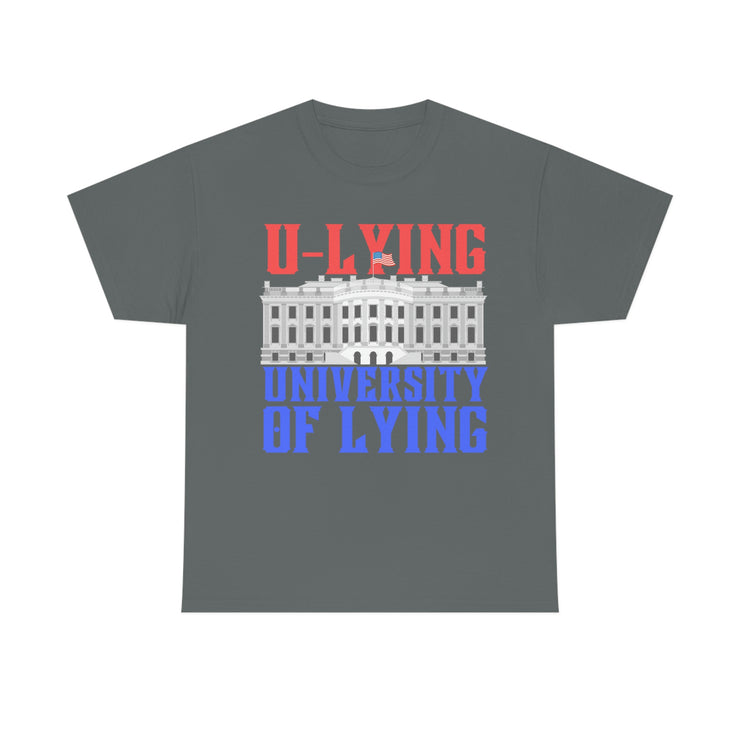 University of Lying Unisex Heavy Cotton Tee