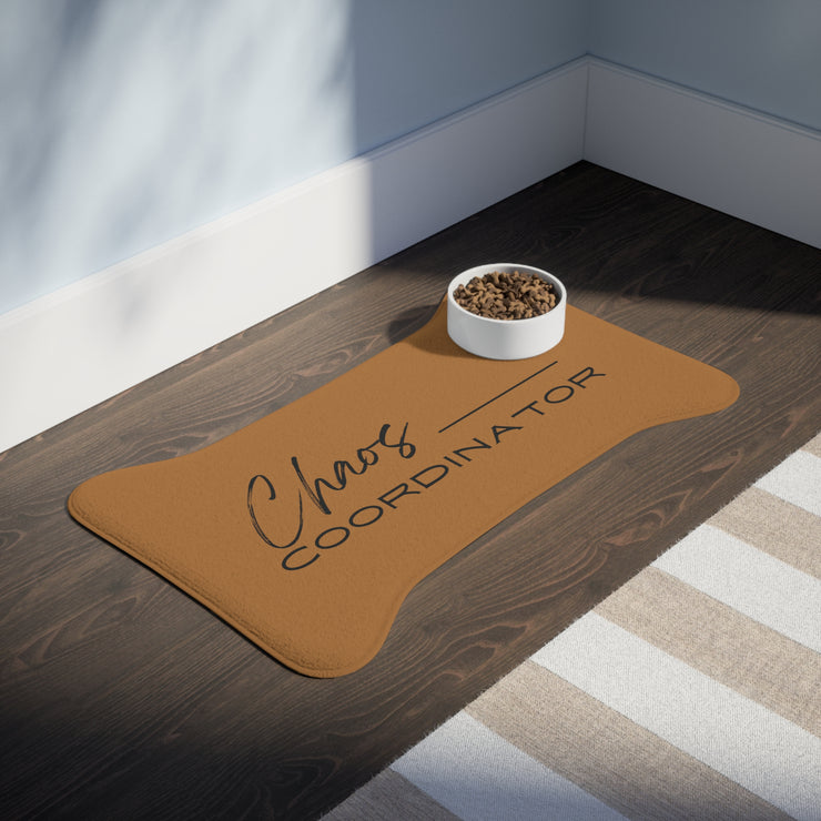 Chaos coordinator brown Pet Feeding Mats