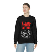 Strong Senior Citizen seeking work Unisex Heavy Blend™ Crewneck Sweatshirt