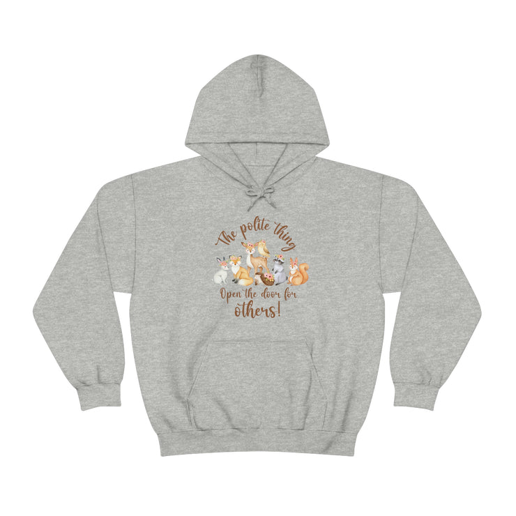 The polite thing Unisex Heavy Blend™ Hooded Sweatshirt