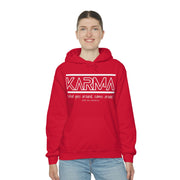 Karma what goes around comes around unisex Heavy Blend™ Hooded Sweatshirt