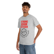 Strong Senior Citizen seeking work Unisex Heavy Cotton Tee