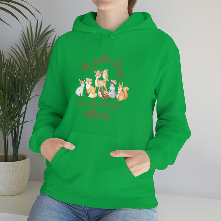 The polite thing Unisex Heavy Blend™ Hooded Sweatshirt