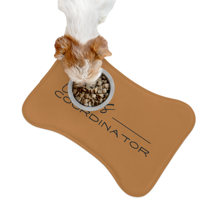 Chaos coordinator brown Pet Feeding Mats