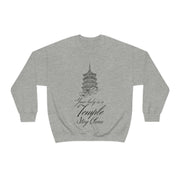 Your body is a temple stay clean unisex Heavy Blend™ Crewneck Sweatshirt