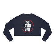 The latina vote women's Cropped Sweatshirt