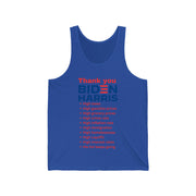 Thank you Biden Harris unisex Jersey Tank