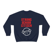 Strong Senior Citizen Unisex Heavy Blend™ Crewneck Sweatshirt