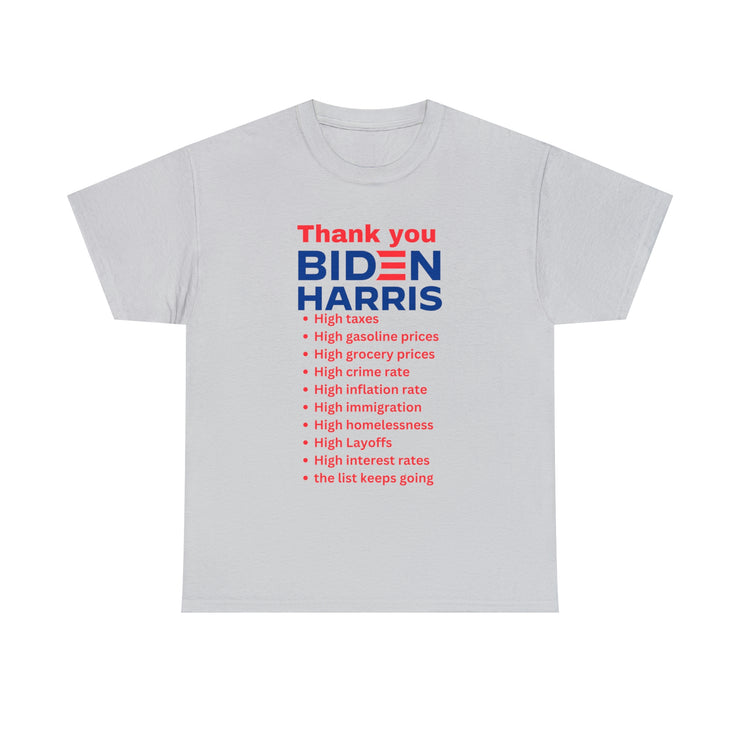 Thank you Biden Harris unisex Heavy Cotton Tee