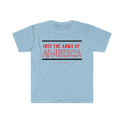 Into the arms of America unisex Softstyle T-Shirt