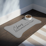 Chaos Coordinator gray Pet Feeding Mats