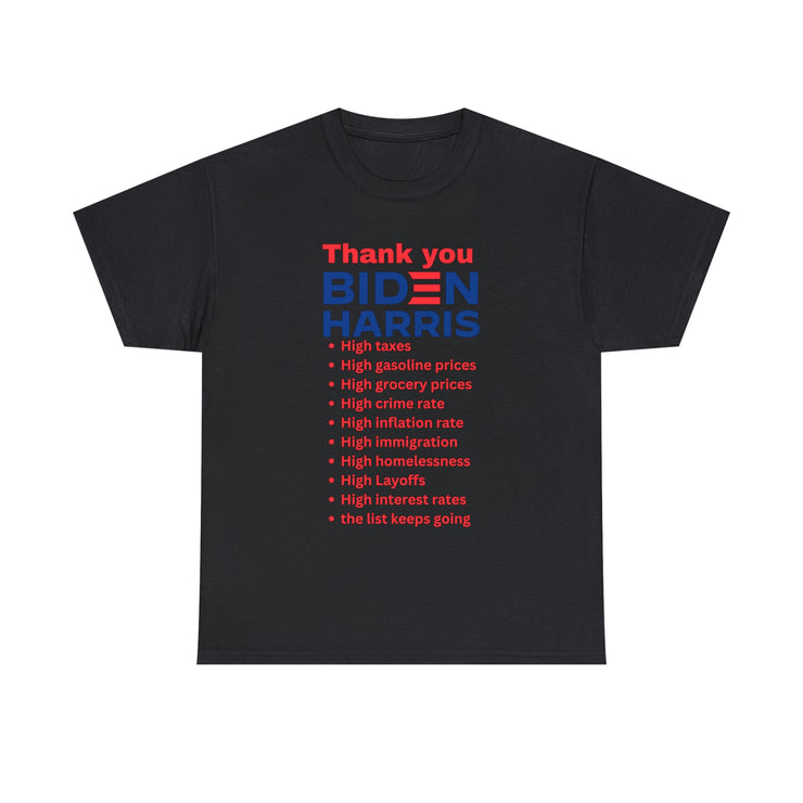 Thank you Biden Harris unisex Heavy Cotton Tee