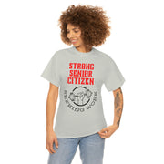 Strong Senior Citizen seeking work Unisex Heavy Cotton Tee