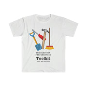 Immigration preparedness tool kit unisex Softstyle T-Shirt