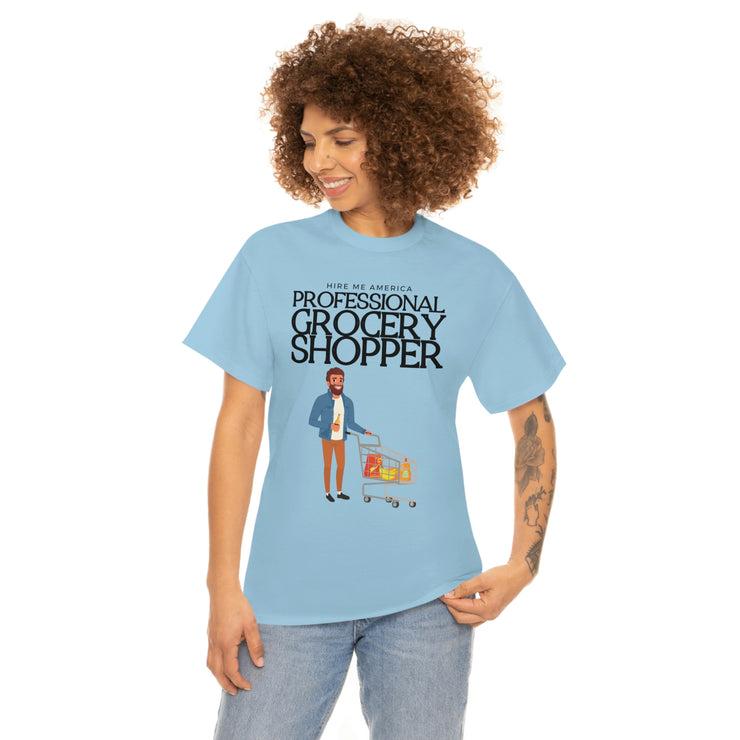 Professional Grocery Shopper unisex Heavy Cotton Tee