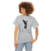 Send me an angel homeless and hungry Unisex Heavy Cotton Tee