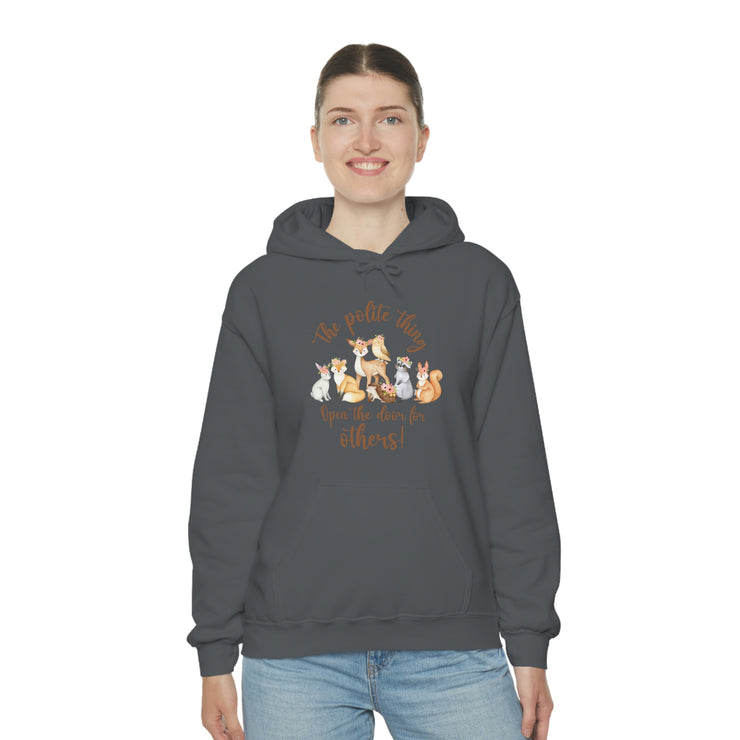 The polite thing Unisex Heavy Blend™ Hooded Sweatshirt