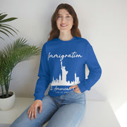 Immigration The American way unisex Heavy Blend™ Crewneck Sweatshirt