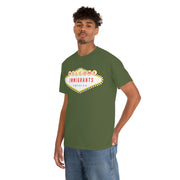 Welcome immigrants America Unisex Heavy Cotton Tee