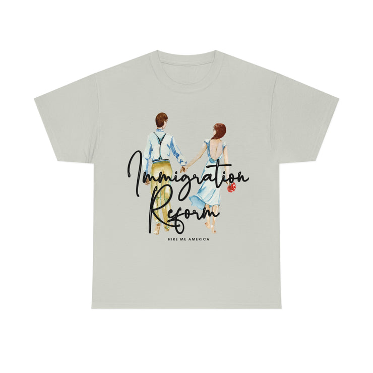 Immigration reform unisex Heavy Cotton Tee