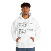 Immigration rights are human rights unisex Heavy Blend™ Hooded Sweatshirt