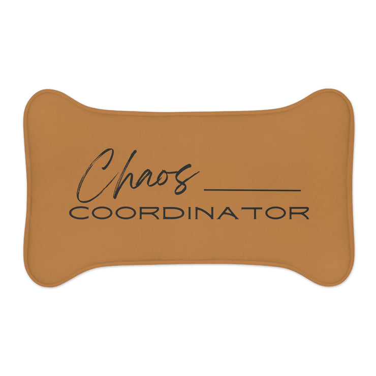 Chaos coordinator brown Pet Feeding Mats