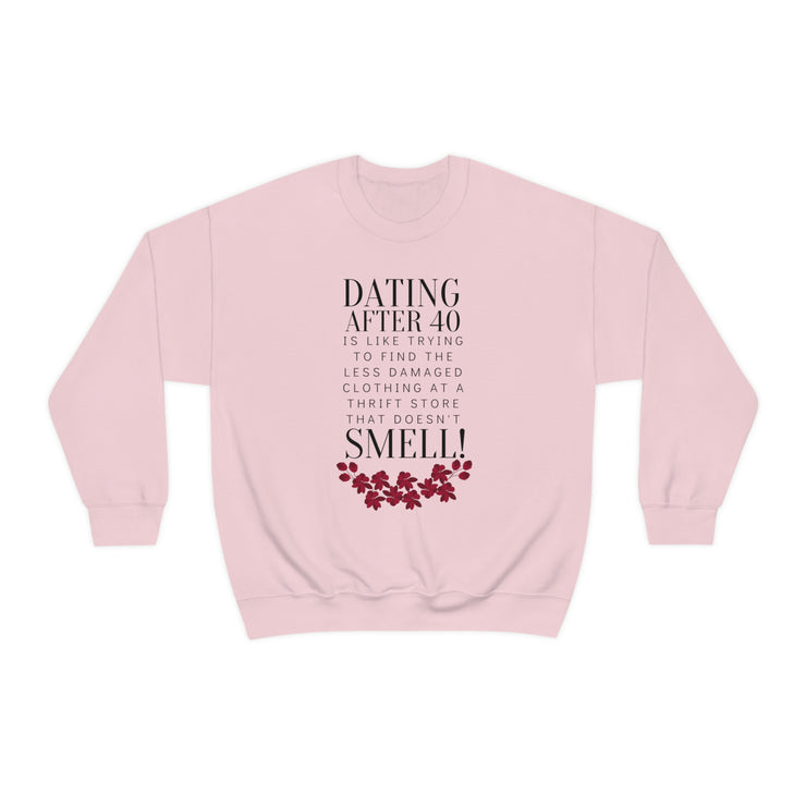 Dating after 40 Unisex Heavy Blend™ Crewneck Sweatshirt