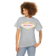 Welcome immigrants America Unisex Heavy Cotton Tee