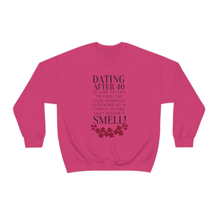 Dating after 40 Unisex Heavy Blend™ Crewneck Sweatshirt