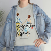 Immigration reform unisex Heavy Cotton Tee