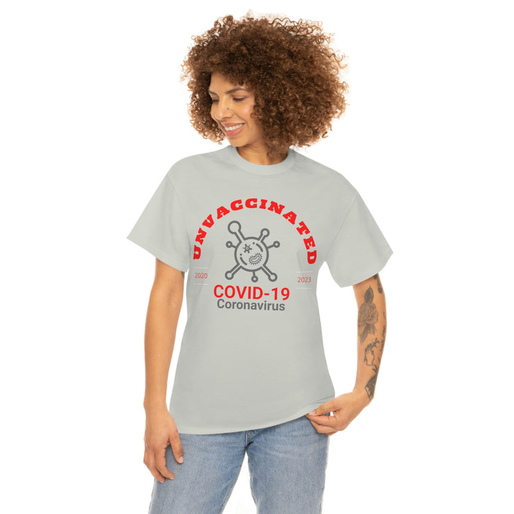 Unvaccinated Covid-19 2020-2023 unisex Heavy Cotton Tee