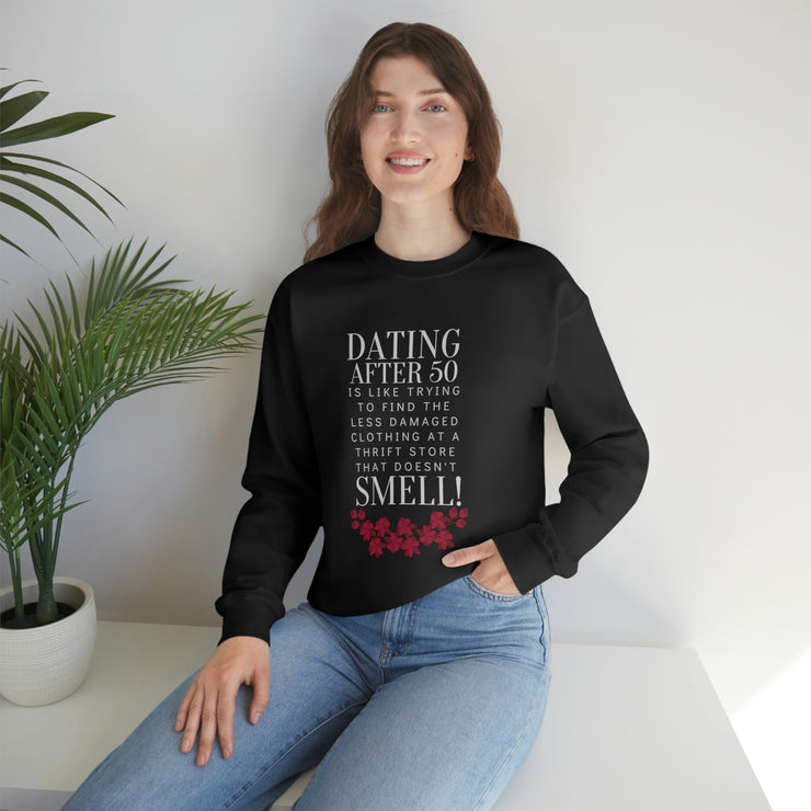 Dating after 50 Unisex Heavy Blend™ Crewneck Sweatshirt