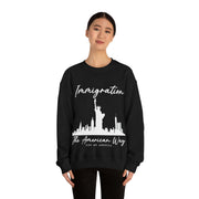 Immigration The American way unisex Heavy Blend™ Crewneck Sweatshirt