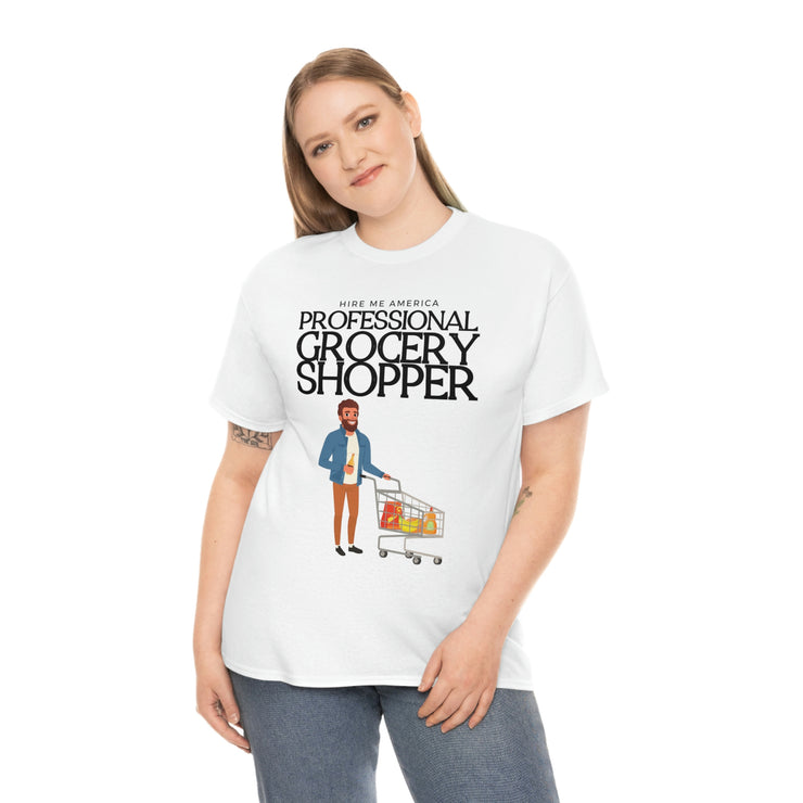 Professional Grocery Shopper unisex Heavy Cotton Tee