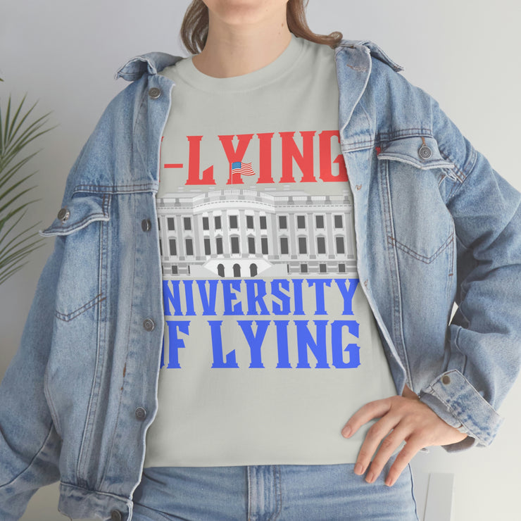 University of Lying Unisex Heavy Cotton Tee