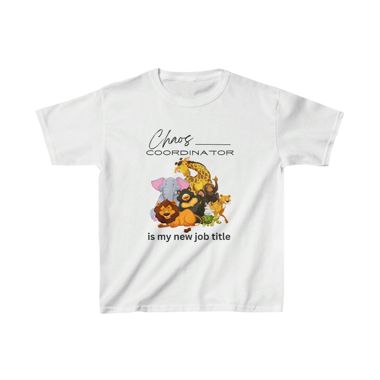 Chaos Coordinator with animals Kids Heavy Cotton™ Tee