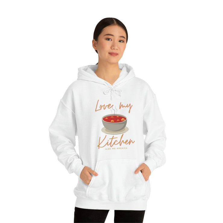 Love me soup kitchen unisex Heavy Blend™ Hooded Sweatshirt