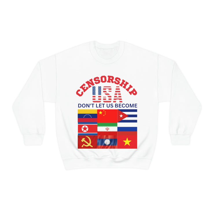 Censorship unisex Heavy Blend™ Crewneck Sweatshirt