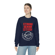 Strong Senior Citizen seeking work Unisex Heavy Blend™ Crewneck Sweatshirt