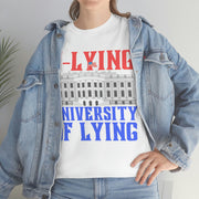 University of Lying Unisex Heavy Cotton Tee