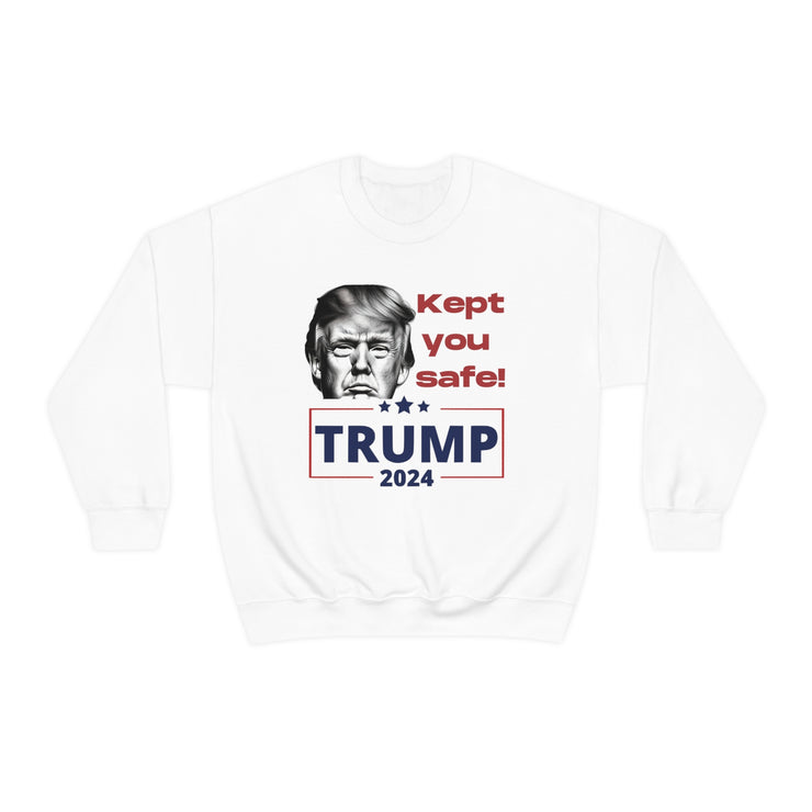 Kept you safe Trump 2024 unisex Heavy Blend™ Crewneck Sweatshirt